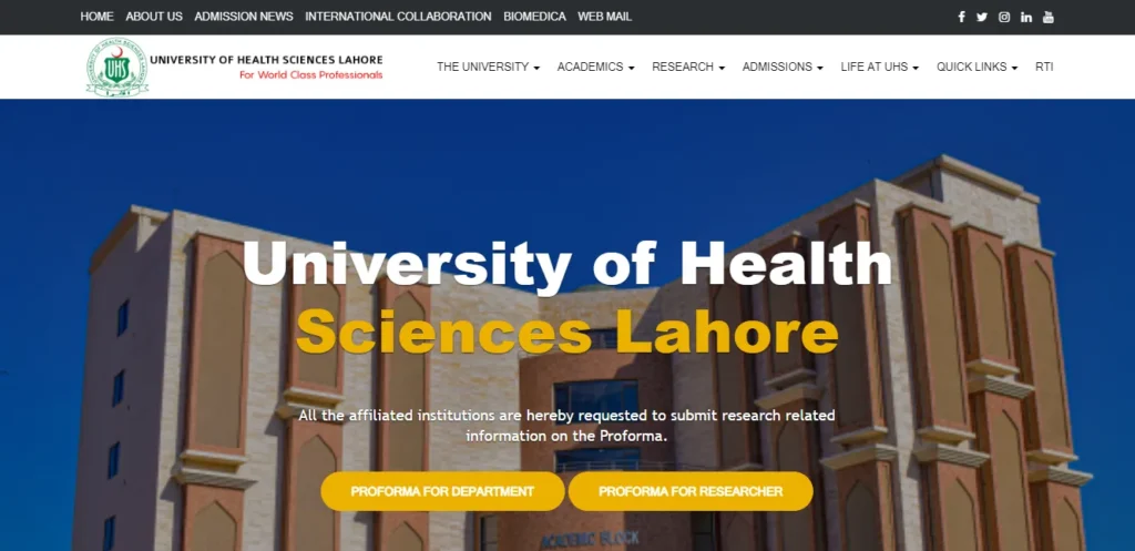 university of health science