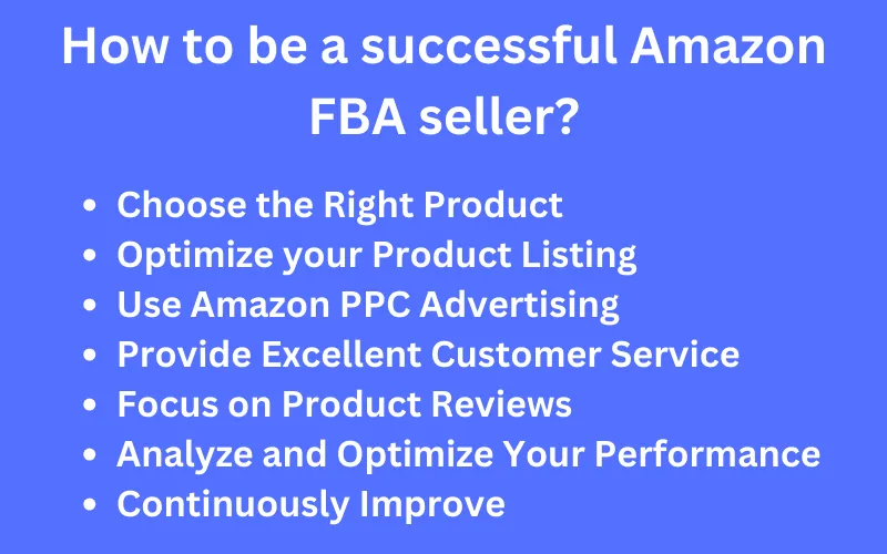 How to be a successful Amazon FBA seller