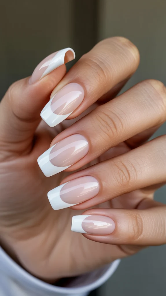 A New Take on Timeless: All-White French Tips