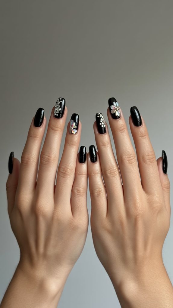 Black and Gem Blooms