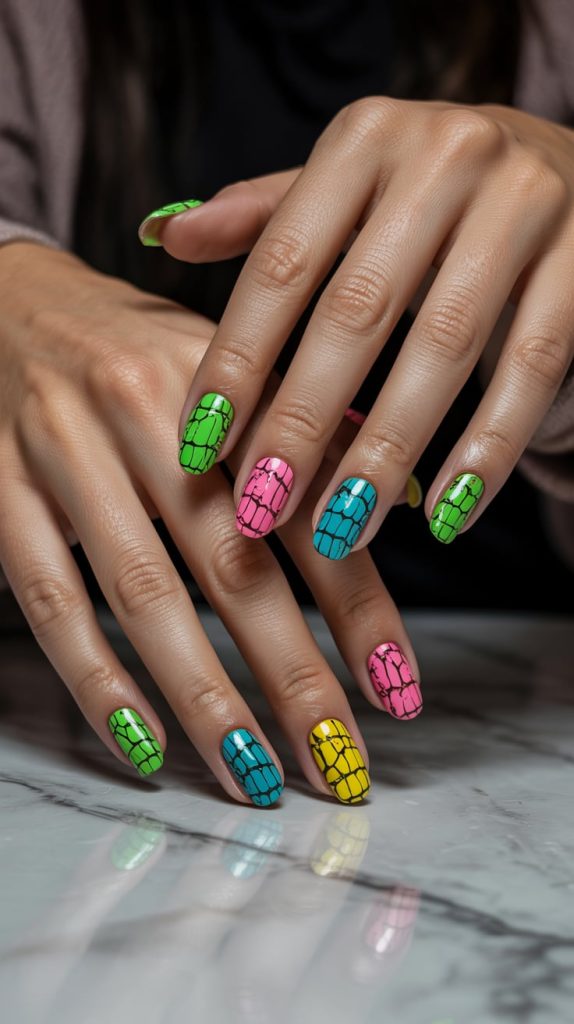Colorful Croc-Inspired