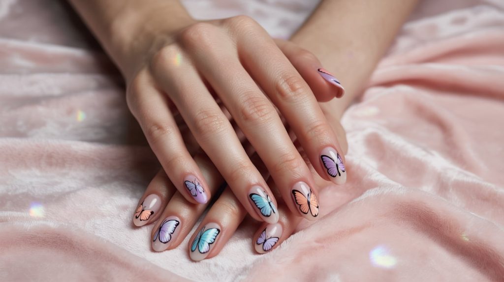 Fairy Touch: Classic Butterfly Nail Style