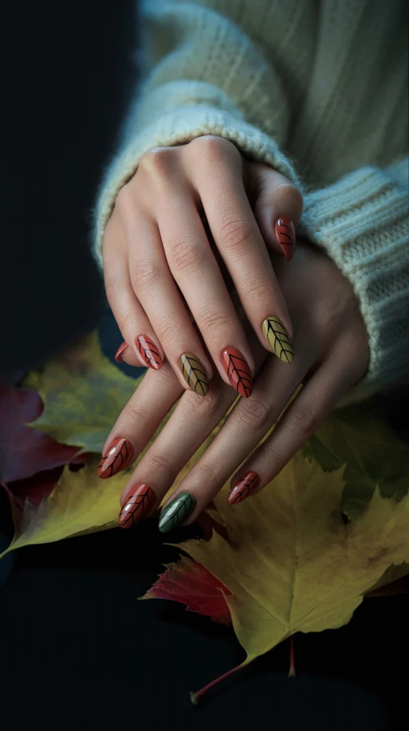 Falling for Foliage: Nail Art Inspired by Autumn Leaves