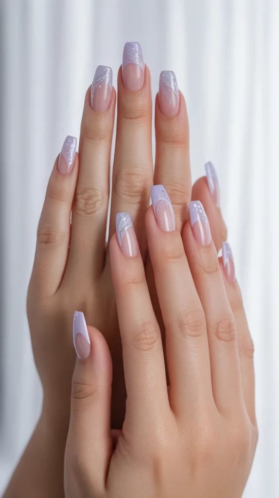 Frosted Lavender Elegance