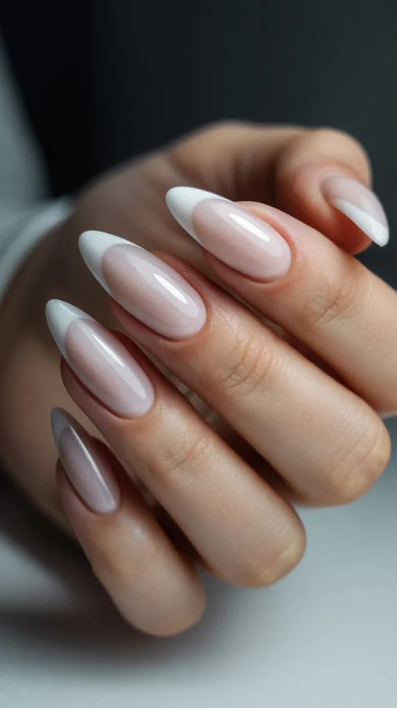 Graceful & Feminine Almond Whites for an Elegant Touch