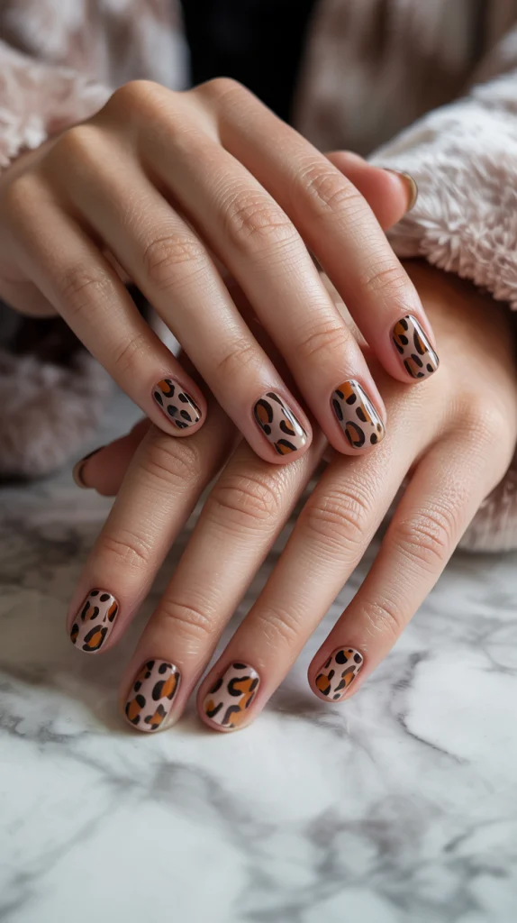 Leopard Nails