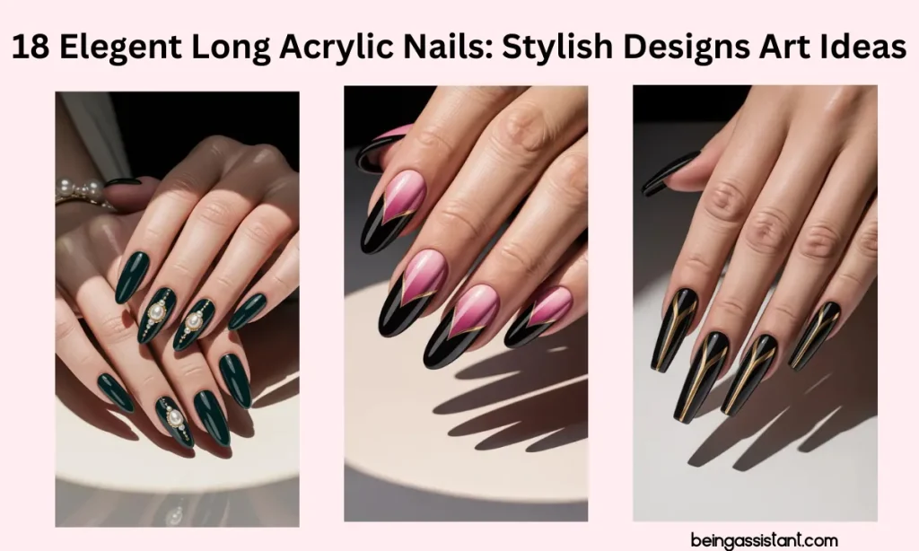 Long Acrylic Nails