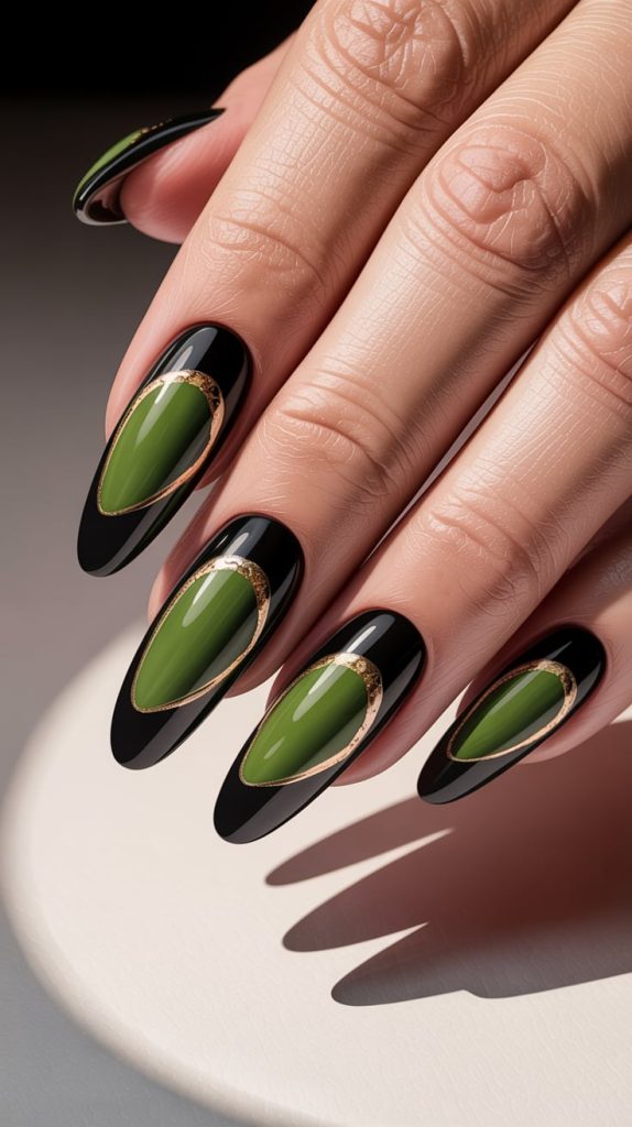 Matcha Acrylic Nails