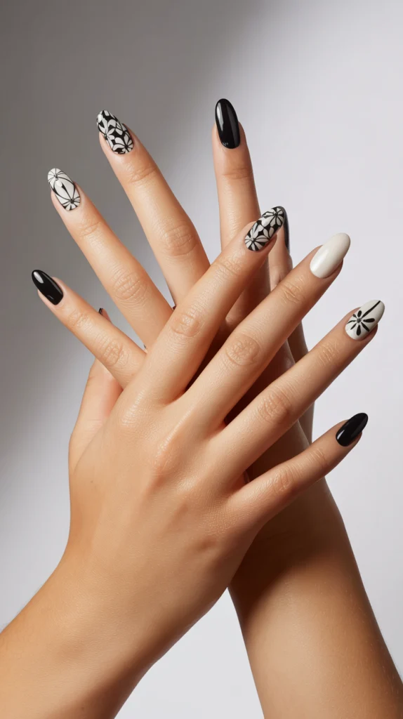 Mismatched Black & White