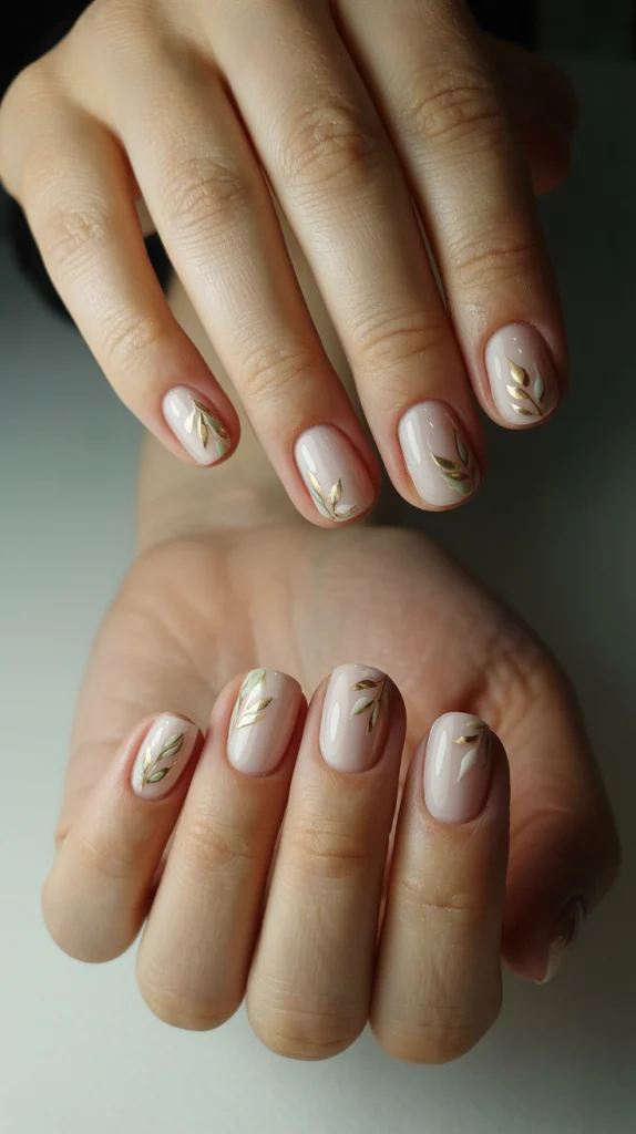 Neutral Gradient Nails