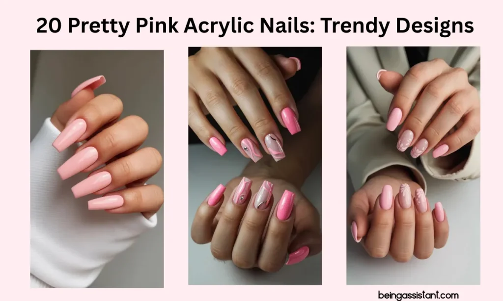Pink Acrylic Nails