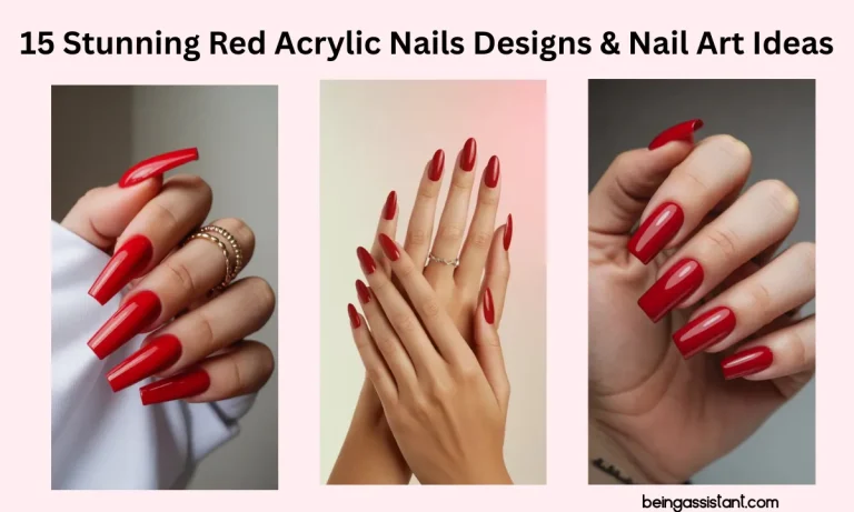 Red Acrylic Nails