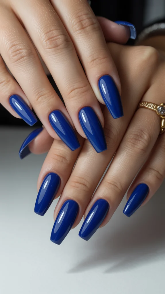 Royal Blue Acrylic Nails