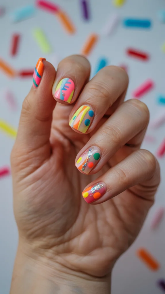 Short But Bold: Unique Acrylic Nails That Keep It Fun
