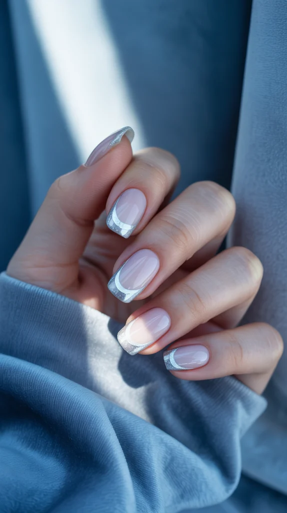 Silver Crescent Ombre