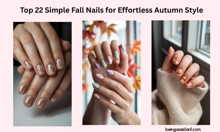 Simple Fall Nails