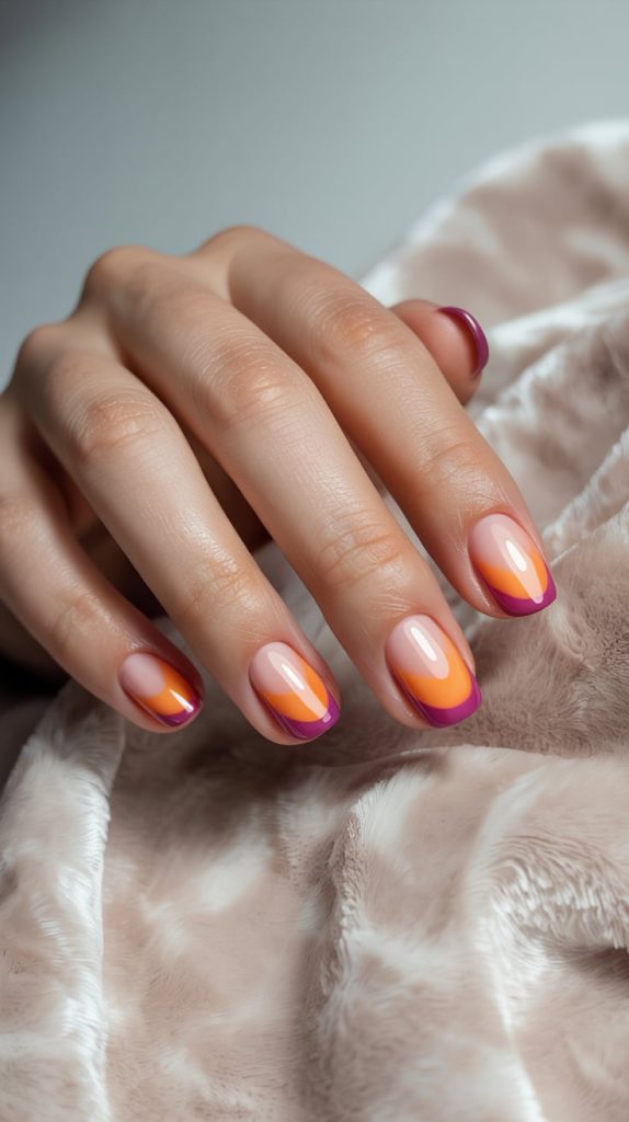 Sunset Gradient Lines