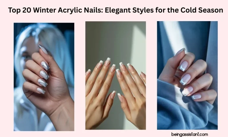 Winter Acrylic Nails