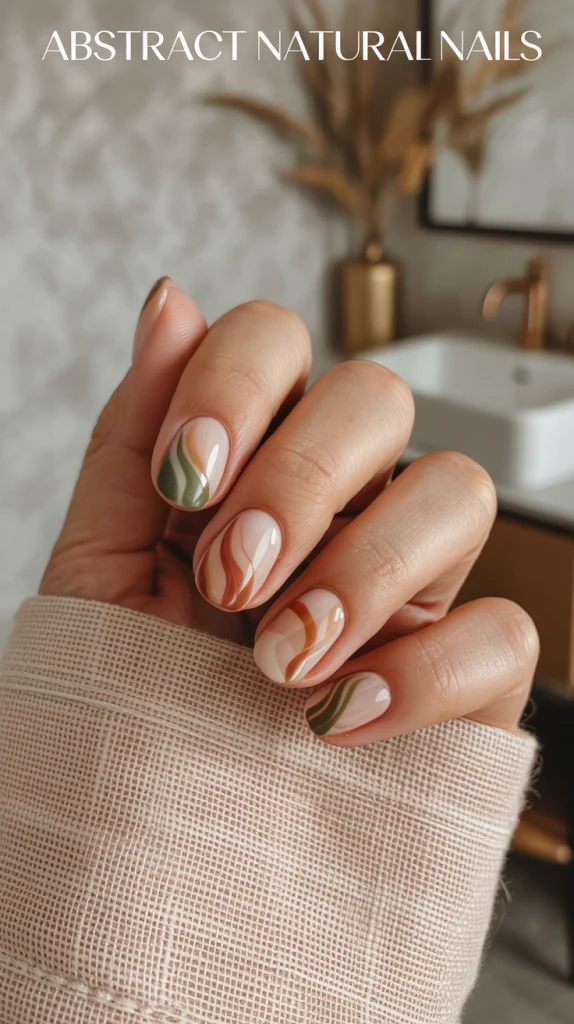 Abstract Natural Nails