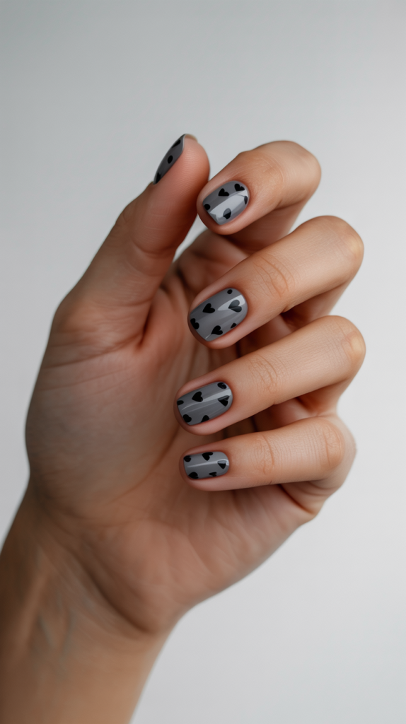Black Hearts On Matte