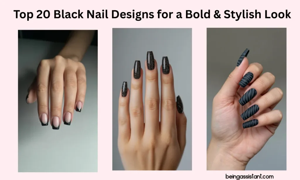 Black Nail Designs