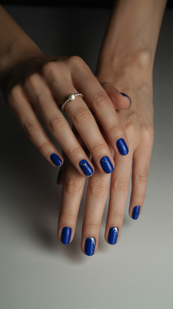Bold Royal Blue Nails