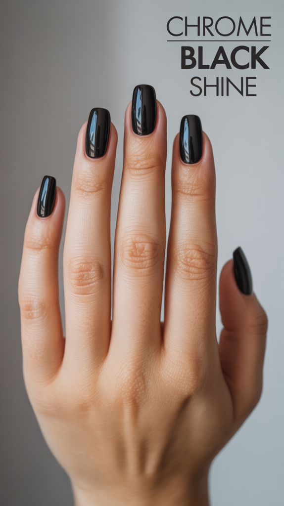 Chrome Black Shine