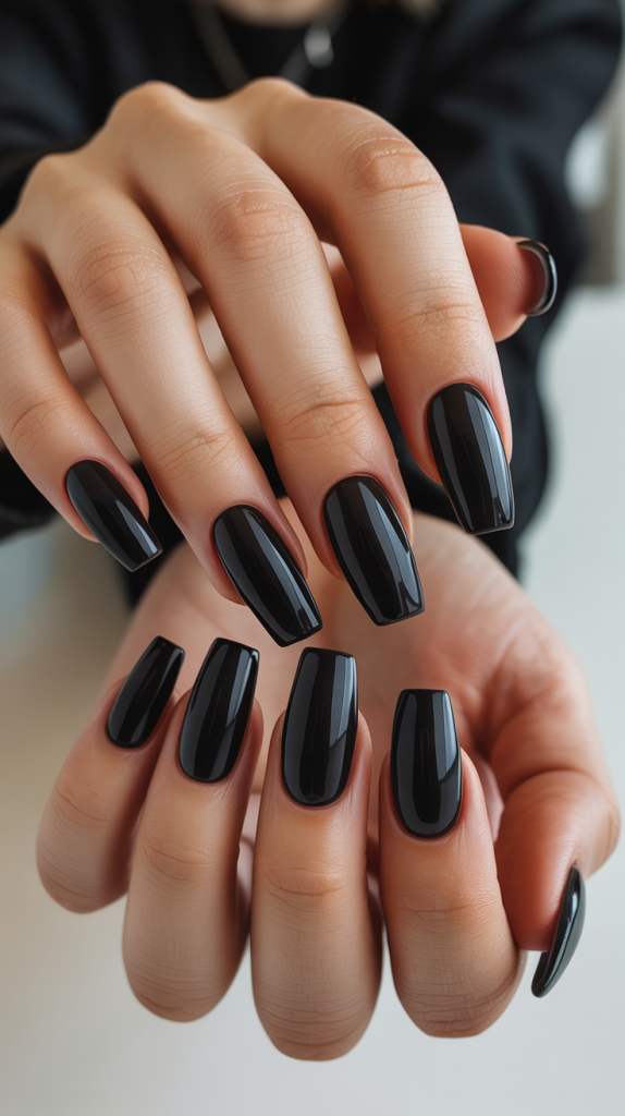Classy Baddie Nails Black – Dark, Chic, and Sophisticated