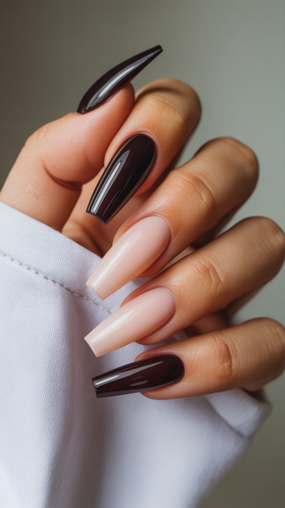 Classy Baddie Nails Coffin – Sleek, Sharp, and Luxe