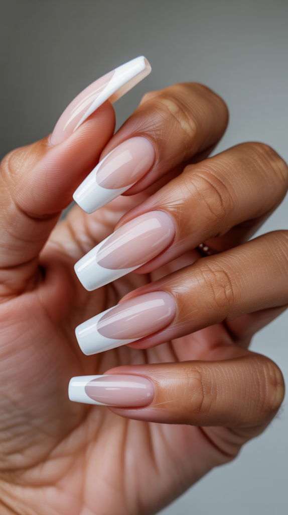 Classy Baddie Nails White – Fresh, Crisp & Instagram-Ready