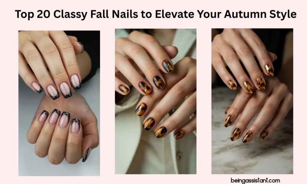Classy Fall Nails