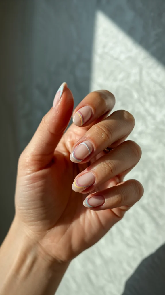 College Colors Nail Art