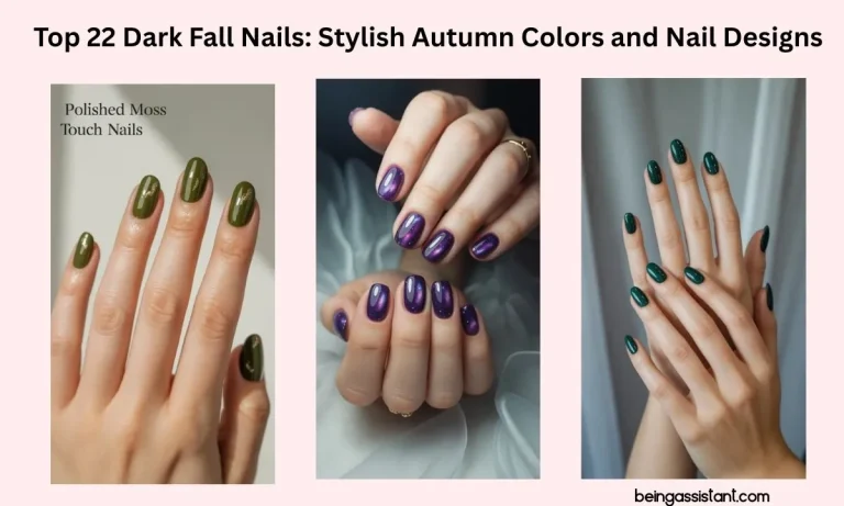 Dark Fall Nails