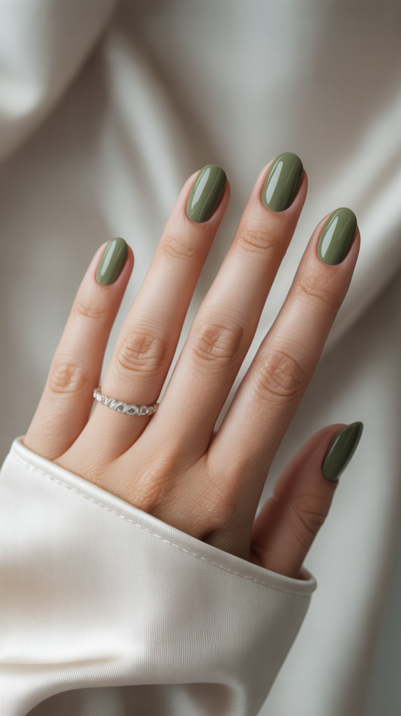 Emerald Green Nails Acrylic