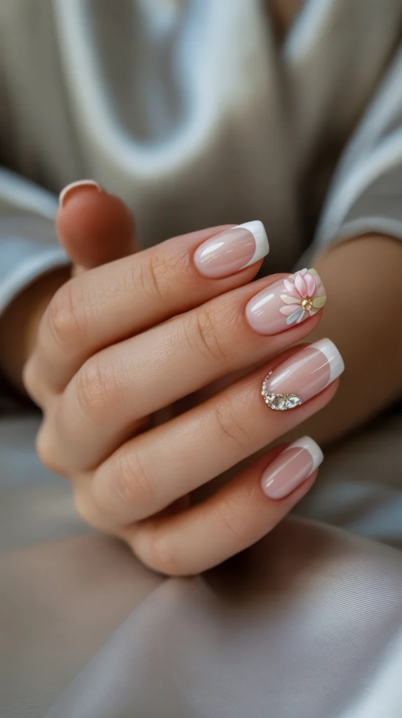 French Florals With Gems