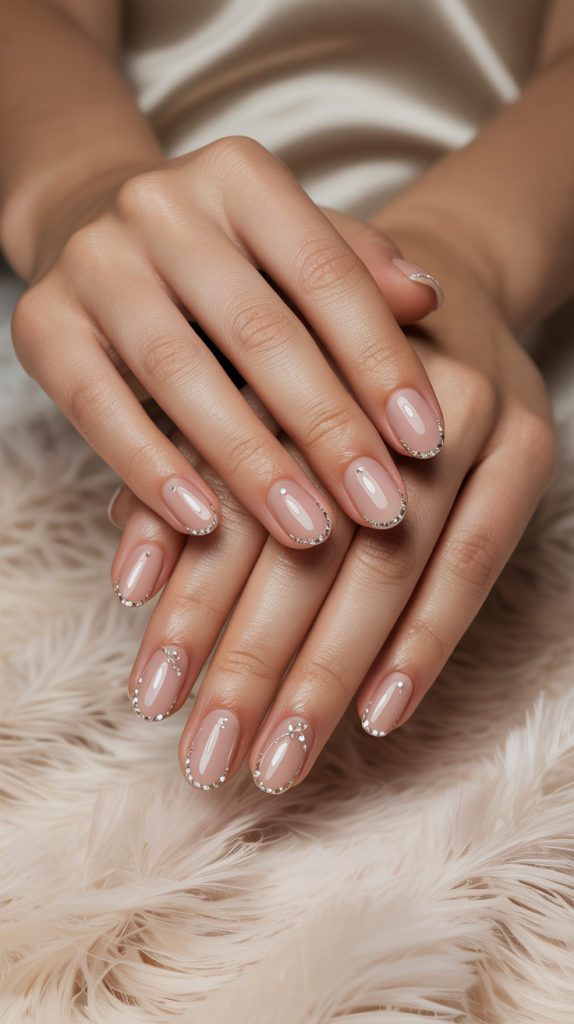 Glimmer and Shine – Simple Gel Nails with Glitter