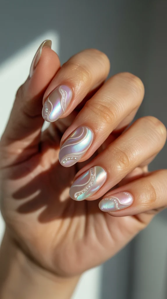 Iridescent Shell Art