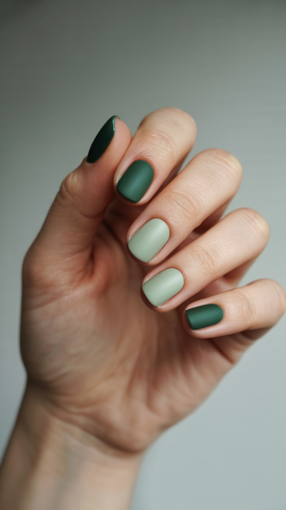 Matte Green Dual-Tone