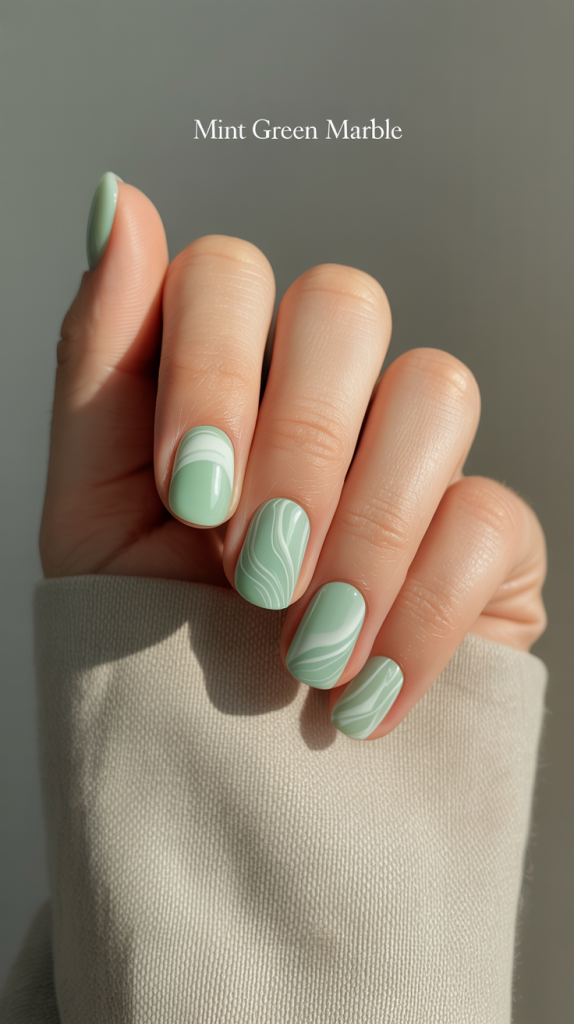 Mint Green Marble