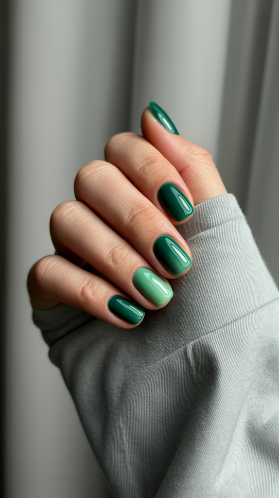 Neon Green Ombre