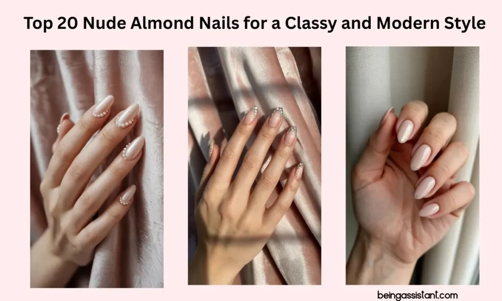 Nude Almond Nails