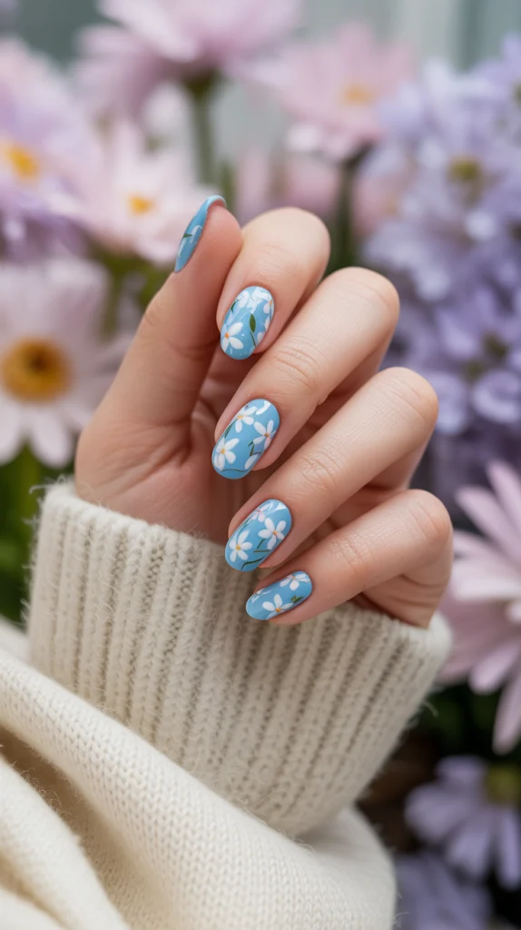 Ocean-Inspired Colorful Nail Ideas