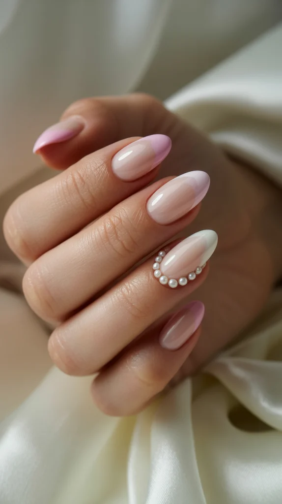 Ombre With Pearl Details