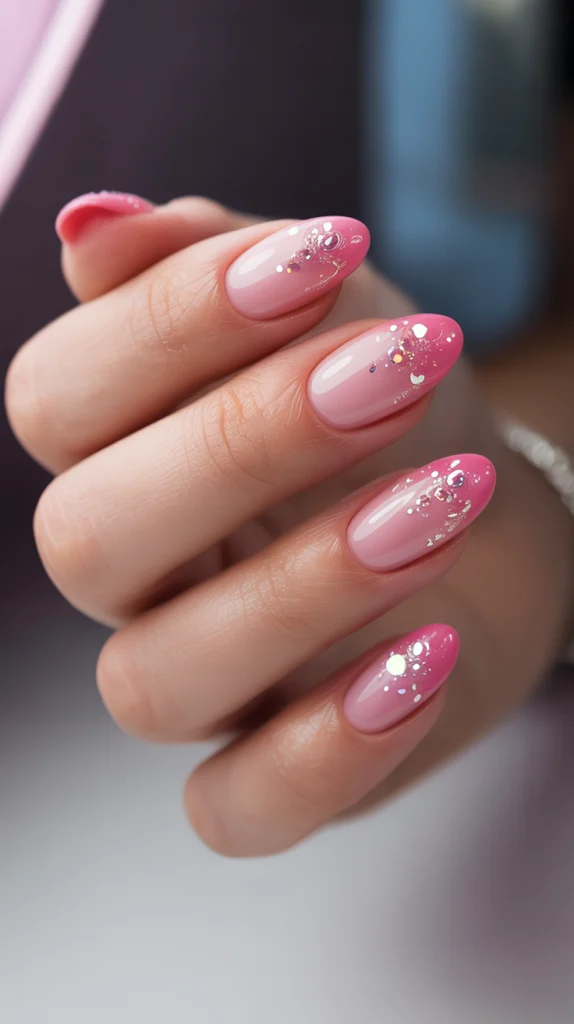 Pink Prom Nails