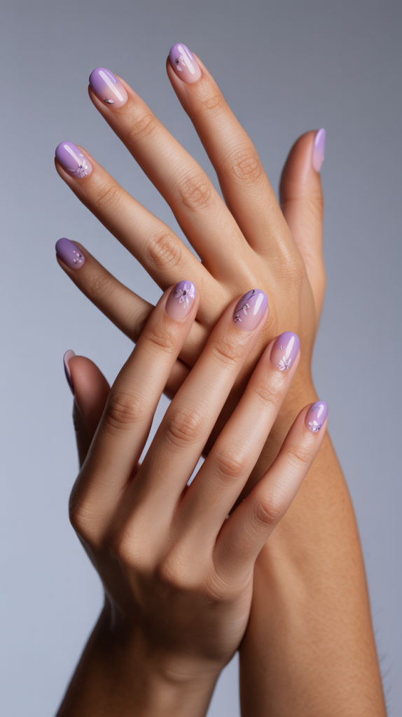Purple Nails Glitter – Sparkle with Every Gesture