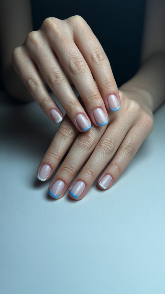 Reverse French Tips Nails