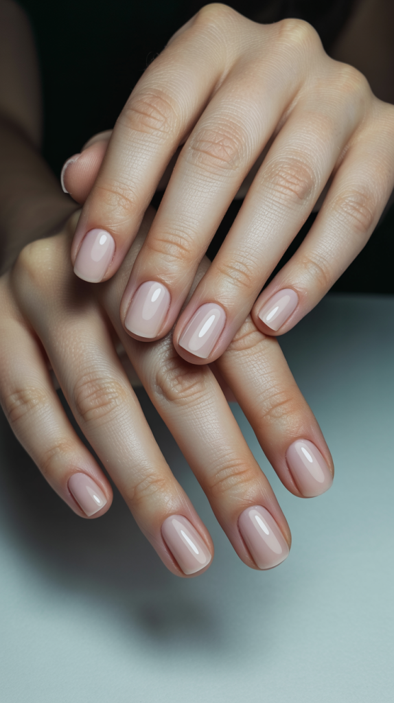 Sleek Sophistication – Simple Gel Nails for Almond Shapes