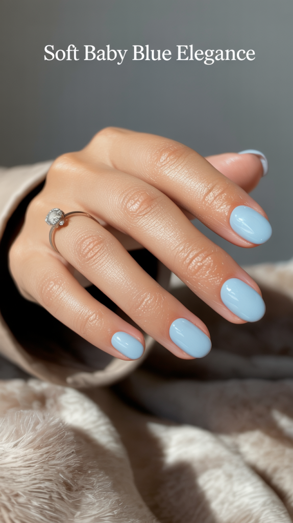 Soft Baby Blue Elegance
