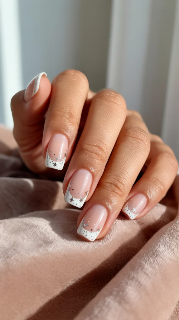 Star Speckled French Tips
