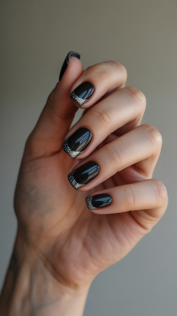 Starry Glitter Black